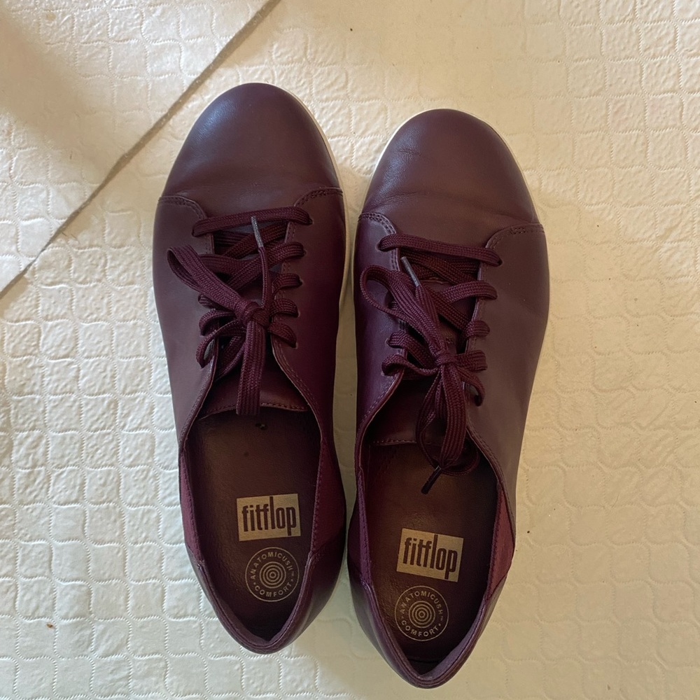 Plum Lace Up Sneaker